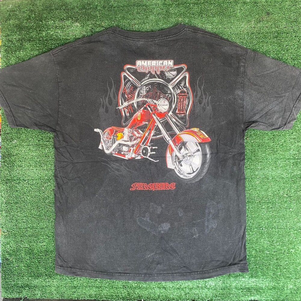 Vintage Y2K American Choppers Shirt Motorcycle Punk Biker Tee